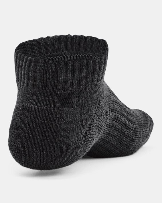 Lot de 3 paires de chaussettes invisibles UA Core pour enfant, Black, pdpMainDesktop image number 1